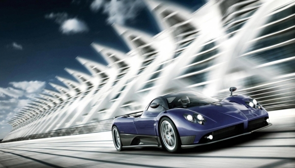Photograph Nigel Harniman Pagani Zonda on One Eyeland